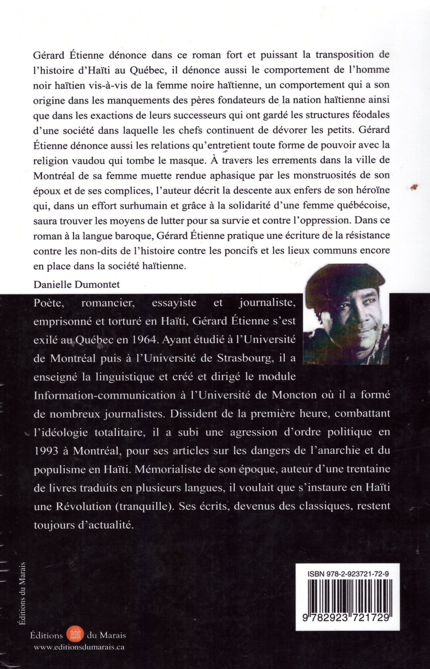 Gérard Etienne : Une femme muette.