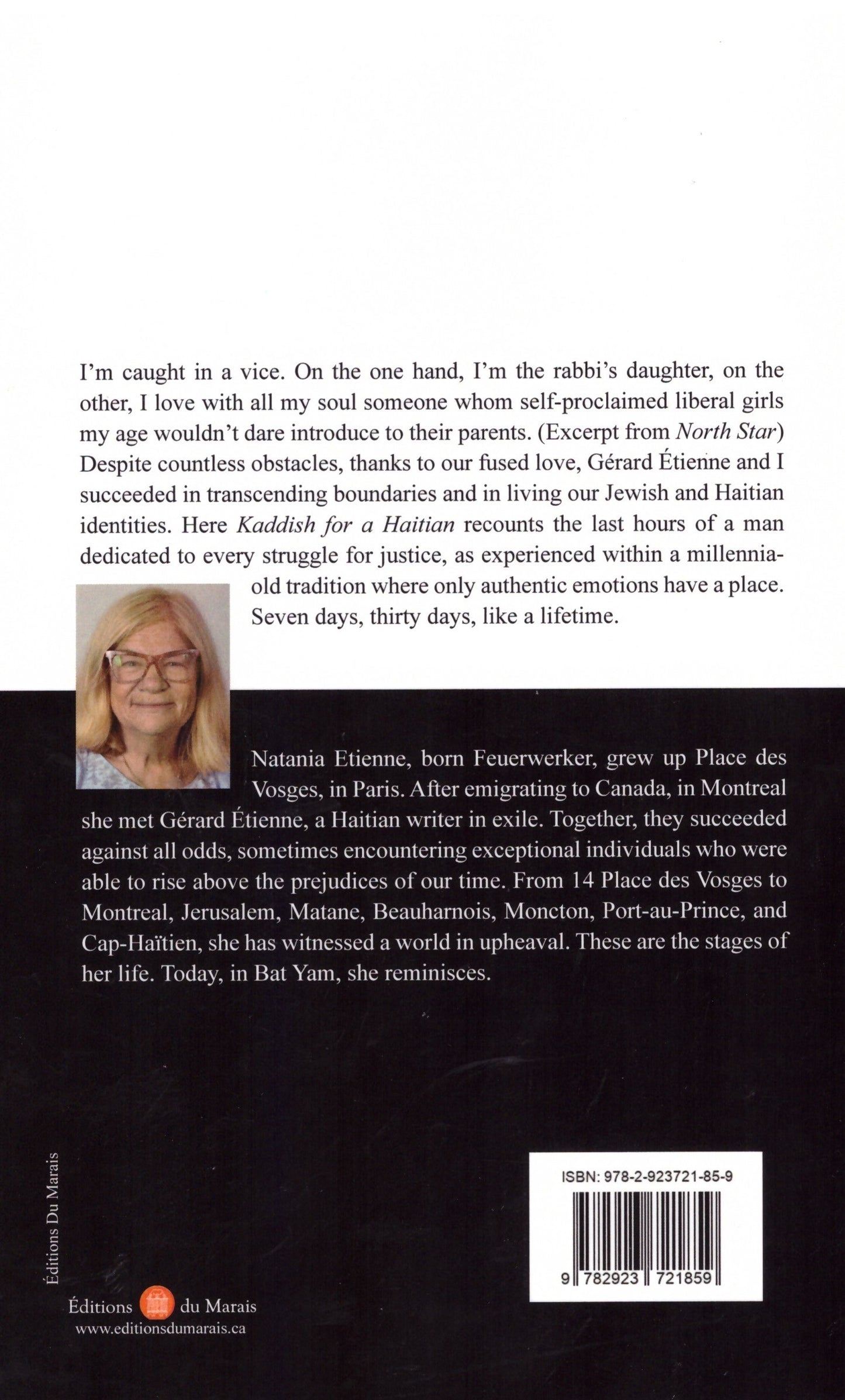 Natania Etienne. Kaddish for a Haitian